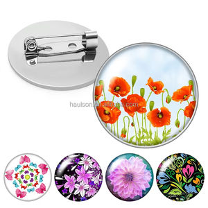 <span class=keywords><strong>Broche</strong></span> photo personnalisée professionnelle, badge rond en acier inoxydable, étiquette en métal époxy avec épingle ou boucle papillon, accessoires vestimentaires - Product Image 1