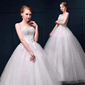 S0467T 2026定制优雅蕾丝美人鱼婚纱新娘前庭教堂火车印花技术舞会礼服博士 - Product Image 2