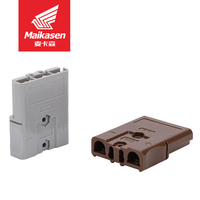 Conector de Batería Eléctrico para Montacargas SBS75X 2P en Color Gris Plateado/Negro/Marrón, con Terminal de Pin de 6AWG, en Oferta