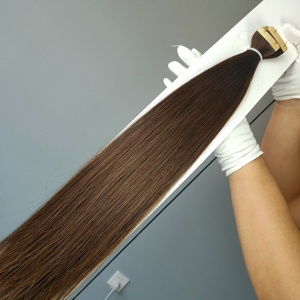 โรงงานดราก้อนบิวตี้ ผมแท้ 100% เรมี่  ขนาด 10-30 นิ้ว คุณภาพสูง ต่อผมแบบเทปจากรัสเซีย สีดำธรรมชาติ สีน้ำตาล - Product Image 1