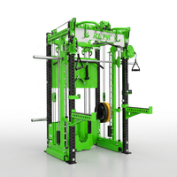 Machine de musculation multifonctionnelle tout-en-un : Smith Machine, Power Rack, Functional Trainer, Cable Crossover, Équipement d'entraînement de force