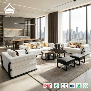 Canapé modulaire en cuir italien Art Déco moderne, matelassé en losanges, ensemble de meubles haut de gamme de designer pour projet de design d'intérieur - Product Image 1