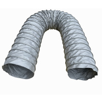 Tuyau flexible de conduit d'aération d'échappement en PVC résistant aux hautes températures pour l'intérieur