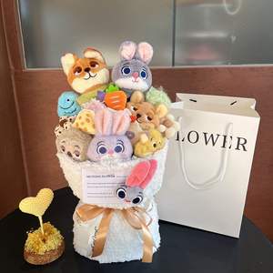 ตุ๊กตาซูโทเปีย นิคและจูดี้ ปี 2026 ของเล่นตุ๊กตาขนนุ่มพิเศษ ช่วยคลายเครียด ของขวัญวันวาเลนไทน์สำหรับแฟนสาว - Product Image 4