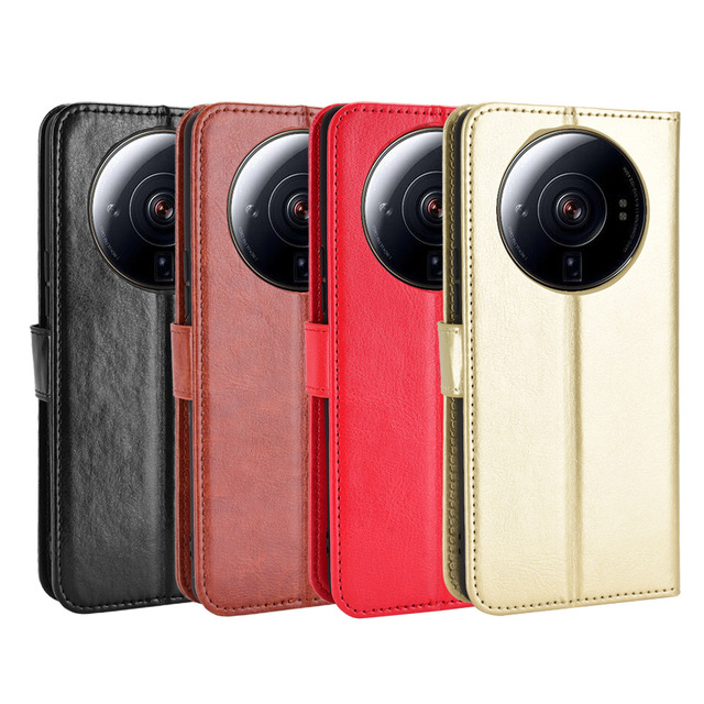 For Xiaomi Mi 12S Ultra Wallet Case, PU Leather Wrist Strap Credit Card Holder Stand Flip Folio Phone Cover for Xiaomi 12S Ultra