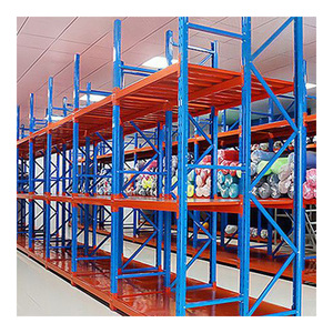 Q235b Stahl Mittelschwere Lager regale Manuelle Paletten regale mit hoher Dichte und Stapel regalen und Regalen für Metall regale - Product Image 1