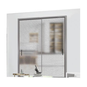 <span class=keywords><strong>Puerta</strong></span> corredera de cristal para casa y oficina, Marco colgante para <span class=keywords><strong>puerta</strong></span> de armario de cocina, <span class=keywords><strong>con</strong></span> accesorios - Product Image 4