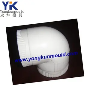 White 90 degree ppr elbow molding