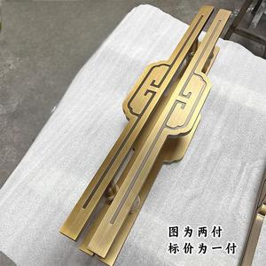 Poignée <span class=keywords><strong>de</strong></span> <span class=keywords><strong>porte</strong></span> sculptée en alliage d'aluminium haut <span class=keywords><strong>de</strong></span> gamme, style luxe léger, pour portes coulissantes en verre et portes d'entrée en bois <span class=keywords><strong>de</strong></span> villa - Product Image 5