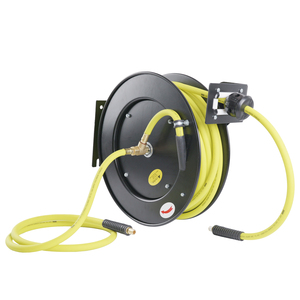 Winslow ve Ross 15M geri çekilebilir açık yüz hava hortum makarası <span class=keywords><strong>3/8</strong></span> ağır çelik hava kompresörü hortum döner makara - Product Image 6