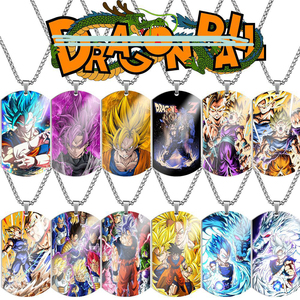 12 Styles Luffy Zoro Law <span class=keywords><strong>Boa</strong></span> Sanji Chopper Accessoires Alliage Bijoux En Acier Inoxydable Dog Tag Anime Collier - Product Image 1