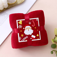 Serviette de Noël Mignonne Brodé(e) Père Noël, Vente en Gros Usine, Serviette de Cuisine Suspendue à Séchage Rapide, Idéale comme Cadeau