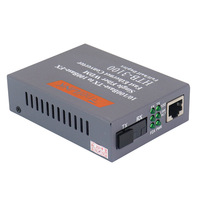 Convertisseur de média Ethernet rapide NetLINK HTB 3100AB 10/100M monomode monofibre FTTH SC avec transceiver à fibre optique