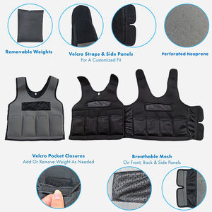 OEM gilet di compressione ponderato con giubbotto sensoriale ponderato rimovibile per bambini (dai 2 ai 4 anni) aiuta con autismo, ADHD, umore, sensoriale - Product Image 5