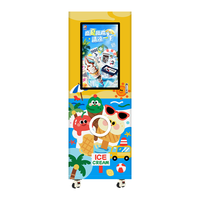 Máquina expendedora de helados Yunyin de autoservicio con pantalla táctil (32") y capacidad de 20-150 unidades, Wi-Fi/4G, para venta al por mayor
