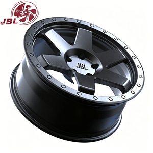 ล้อรถบรรทุกออฟโรด <span class=keywords><strong>JBL</strong></span> Monoblock แบบฟอร์จใหม่ ขนาด 18-26 นิ้ว สีดำ ลายหมุด  แบบ Simulated Beadlock อัลลอยด์ 5x114.<span class=keywords><strong>3</strong></span>/120/139.7 สำหรับรถกระบะ SUV 1 - Product Image 2