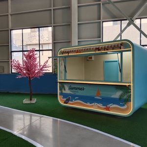 Quán cà phê & quán bar di động, gian hàng bán hàng bằng <span class=keywords><strong>container</strong></span> thép, thích hợp cho công viên, quán cà phê, nhà hàng, khách sạn, nhà ở, ki-ốt - Product Image 4