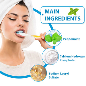 Logotipo personalizado Cuidado bucal Menta Sabor Blanqueador de dientes Cuidado dental <span class=keywords><strong>V34</strong></span> Polvo blanqueador de dientes - Product Image 4