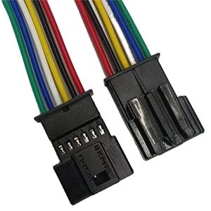 Cable de Conexión de Doble Hilera Rojo y Negro de Shenzhen, Terminal de 10 Pines DuPont 2.54 2*5, Cobre Fosforado, Nylon PVC Antiflamingo, Electrónico - Product Image 3