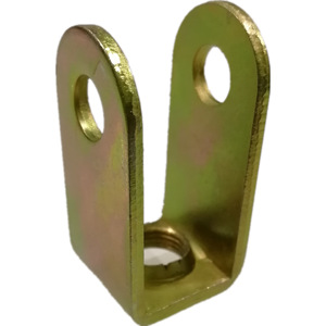 Connecteurs d'angle carrés en métal en forme de U, épaissis, sans perçage, pour meubles, accessoires de quincaillerie - Product Image 2
