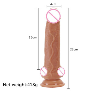 Jiuxi's new DY83380 simulated wireless <b>remote</b> <b>control</b> magnetic charging telescopic 20-inch mechanism heating and <b>vibration</b> dildo - Product Image 3