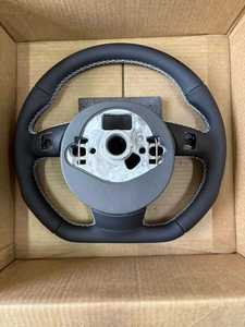 Volant sport à fond plat en cuir noir de haute qualité pour <span class=keywords><strong>Audi</strong></span> B9 A4 A3 <span class=keywords><strong>2018</strong></span> R8 RS3 A5 B8.5 <span class=keywords><strong>S</strong></span>-<span class=keywords><strong>line</strong></span> S4 SQ7 RS8 RS5 - Product Image 5