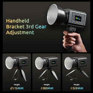 Xách tay RGB 60 Wát chụp ảnh LED Đèn cho <span class=keywords><strong>Photo</strong></span> <span class=keywords><strong>Studio</strong></span> Video Dimmable ánh sáng 2700-6500K phim máy ảnh chụp livstreaming ánh sáng - Product Image 6