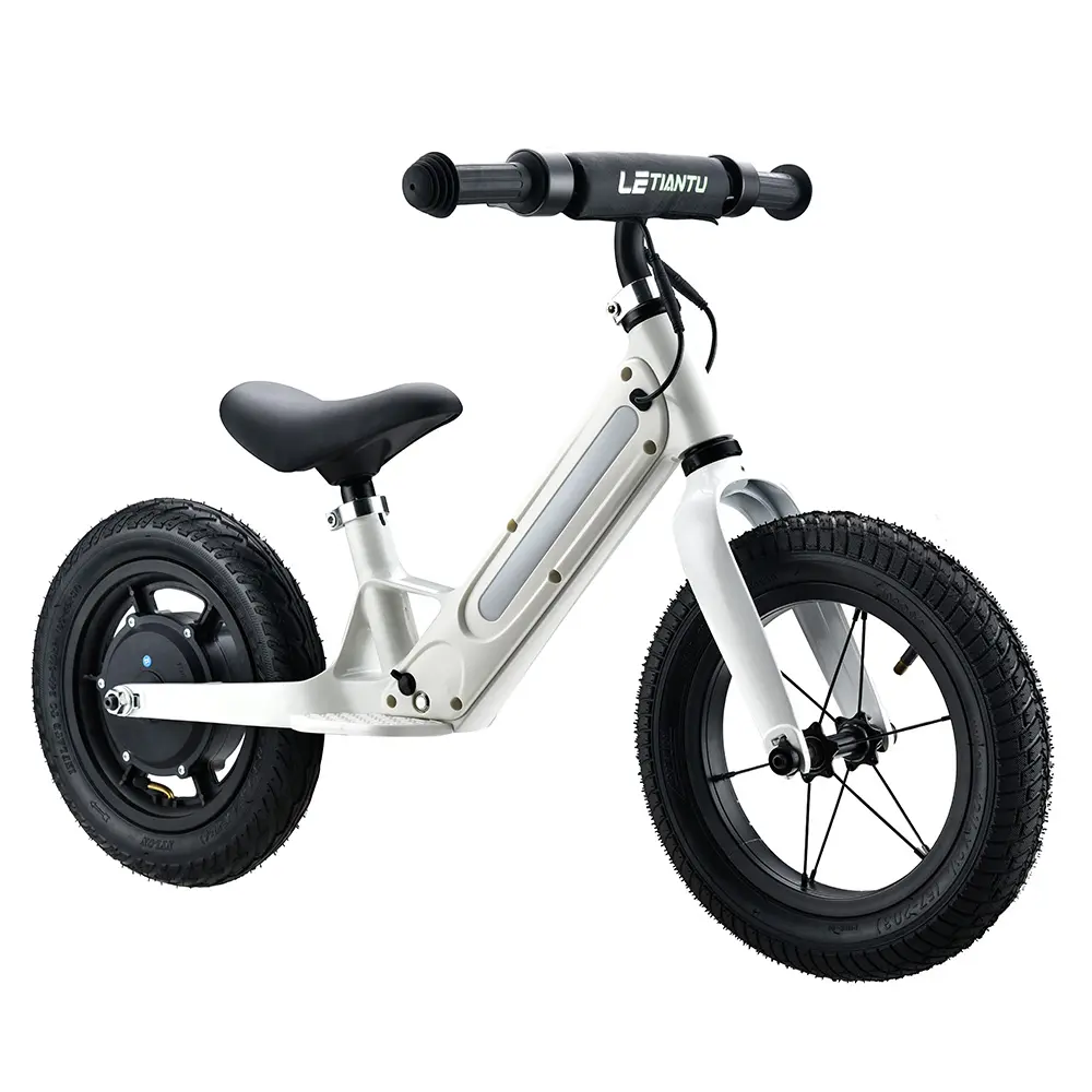 دراجة كهربائية للأطفال بقدرة 170 وات 24 فولت مقاس 12 بوصة بدون دواسات، دراجة توازن كهربائية للأطفال