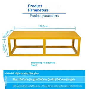 Sedia e Sgabello Multifunzione Rialzati per Allenamento in Piscina e in Palestra, per Studenti e Bambini - Product Image 3