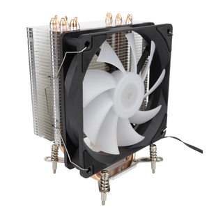 Enfriador de CPU ZeroMaster ARGB LED con 6 Tubos de Calor, para Juegos, Conector de 4 Pines, Rodamiento Fluido, Silencioso 28dBA, Garantía de 12 Meses - Product Image 4