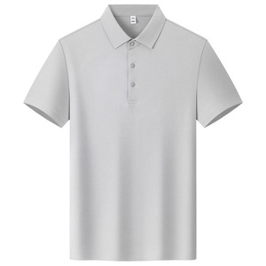 Custom Made Polo Shirt Quick Dry Short Sleeve Solid Color Polyester Work Wear Daily Use - Product Image 3