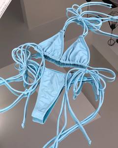Maillot de bain <span class=keywords><strong>sexy</strong></span> brésilien pour femmes, ensemble 2 pièces, imprimé léopard rayé, 2025 - Product Image 3