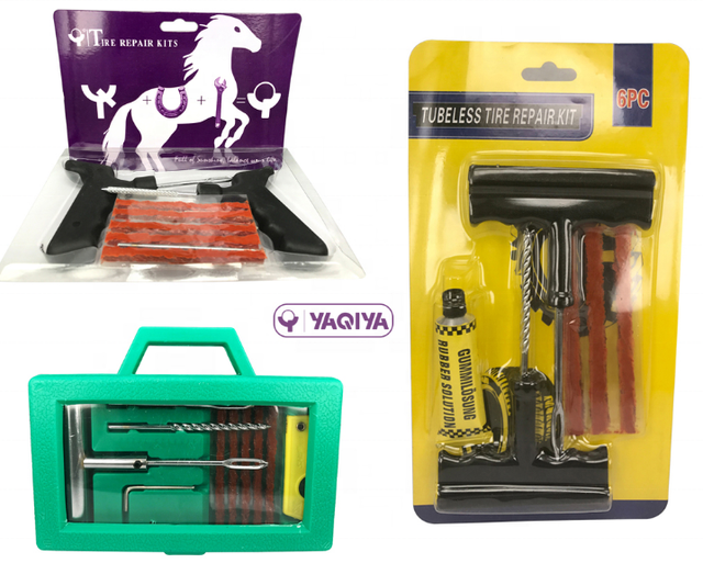 Tire Repair Kit Tire Repairment Kits Emergency Tubeless kits Tire Repair Tool Set