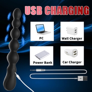 بيع بالجملة من المصنع ألعاب جنسية عالية الجودة سيليكون حبات شرجية كبيرة قابلة للانحناء سدادة طويلة للمؤخرة - Product Image 4