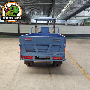 Tricycle <span class=keywords><strong>moto</strong></span> à benne basculante ouverte de haute qualité, >250cc, capacité de charge de 400 kg, conçu pour les routes sud-américaines, personnalisable - Product Image 6