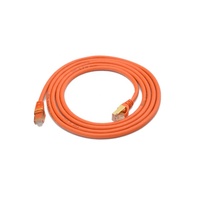 Kabel Patch Ethernet LAN tembaga murni FTP CAT7 kualitas tinggi kabel berpelindung Rj45 putih 1 Meter