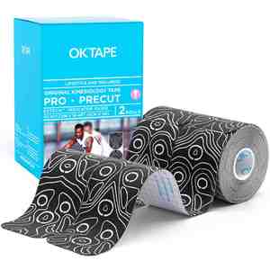 Cinta de Kinesiología sin Látex para Alivio del Dolor y Soporte Deportivo, Cinta Elástica Impermeable para Fisioterapia para Atletas, 5 cm x 5 m - Product Image 3