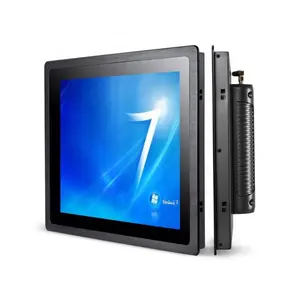 인텔 J1900 I3 I5 I7 방수 IP65 산업 15 17 인치 터치 스크린 팬리스 패널 PC