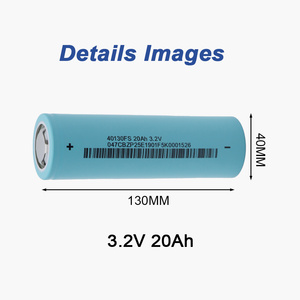 Batería cilíndrica LiFePO4 de alta tasa de descarga 20Ah 3.2V, suministro de fábrica para triciclos eléctricos marinos, martillos neumáticos africanos y vehículos ligeros - Product Image 2