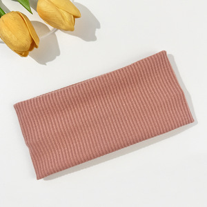 ठोस रंग वाले बालों के बैंड लोचदार बाल बैंड खेल और महिलाओं के लिए फिटनेस हेडबैंड - Product Image 3