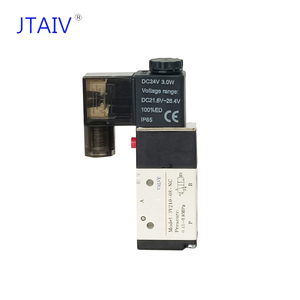 JTALV Électrovanne à deux positions et trois voies DC24V AC220V 3V210-08-NC, corps en aluminium, angle de fonctionnement 0,15-0,8Mpa - Product Image 4