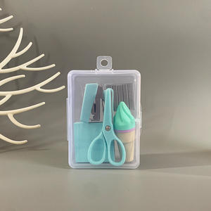 Venta caliente regalos estudiante MINI juego de papelería con caja transparente para material de oficina escolar - Product Image 3