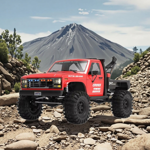 Crossrc Emo X3 1/8รถตีนตะขาบร็อค2สปีดเกียร์รถลากไฟ LED ล็อคลูกปัดยางสำหรับปีนเขาระดับผู้เชี่ยวชาญ - Product Image 5