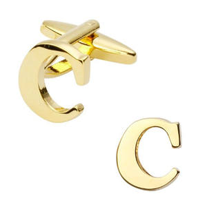 Mancuernillas Personalizadas con <span class=keywords><strong>Iniciales</strong></span> <span class=keywords><strong>en</strong></span> Oro y Plata, Mancuernillas para <span class=keywords><strong>Camisa</strong></span> <span class=keywords><strong>de</strong></span> Traje, para Hombre, Ropa <span class=keywords><strong>de</strong></span> Calle, Vestimenta Formal - Product Image 4