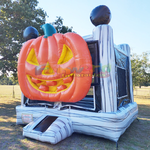 Commercial grade kids outdoor holiday party jumpers bounce house halloween <b>inflatable</b> pumpkin bouncer - Product Image 5