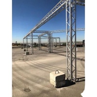 Estructura de Iluminación para Eventos al Aire Libre de Aleación de Aluminio, Enfoque en Seguridad, Color Plateado, Diseño Modular y Alta Capacidad de Carga para Conciertos