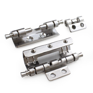 Stainless Steel Detachable <b>Concealed</b> Hinge 180 Degree Opening Industrial Door Window Hinges For Cabinet Switchgear Distribution - Product Image 1