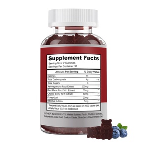 OEM Maca Root <strong>Gummies</strong> with Black Maca, Ashwagandha Root | <strong>Libido</strong> <strong>Gummies</strong> to Increase <strong>Libido</strong> in Women for Energy &amp; Mood Support - Product Image 2