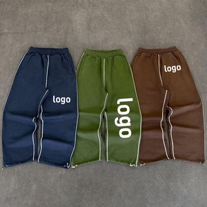 <span class=keywords><strong>Pantaloni</strong></span> da <span class=keywords><strong>uomo</strong></span> di alta qualità pesanti pesanti <span class=keywords><strong>pantaloni</strong></span> larghi a gamba dritta con caratteristiche personalizzate per lo Streetwear - Product Image 4