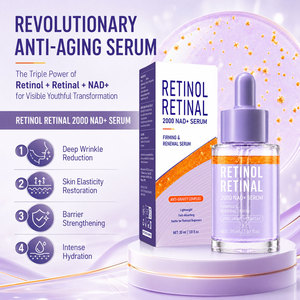 Suero Dual Retinol Retinal 2000 NAD+ Antienvejecimiento, Reafirmante, Renovador, Reductor de Arrugas, Piel Radiante, para Principiantes de Retinoides, 30 ml - Product Image 3